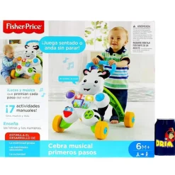 FISHER PRICE Primera Infancia Y Preescolar|Cebra Parlanchina Primeros Pasos -