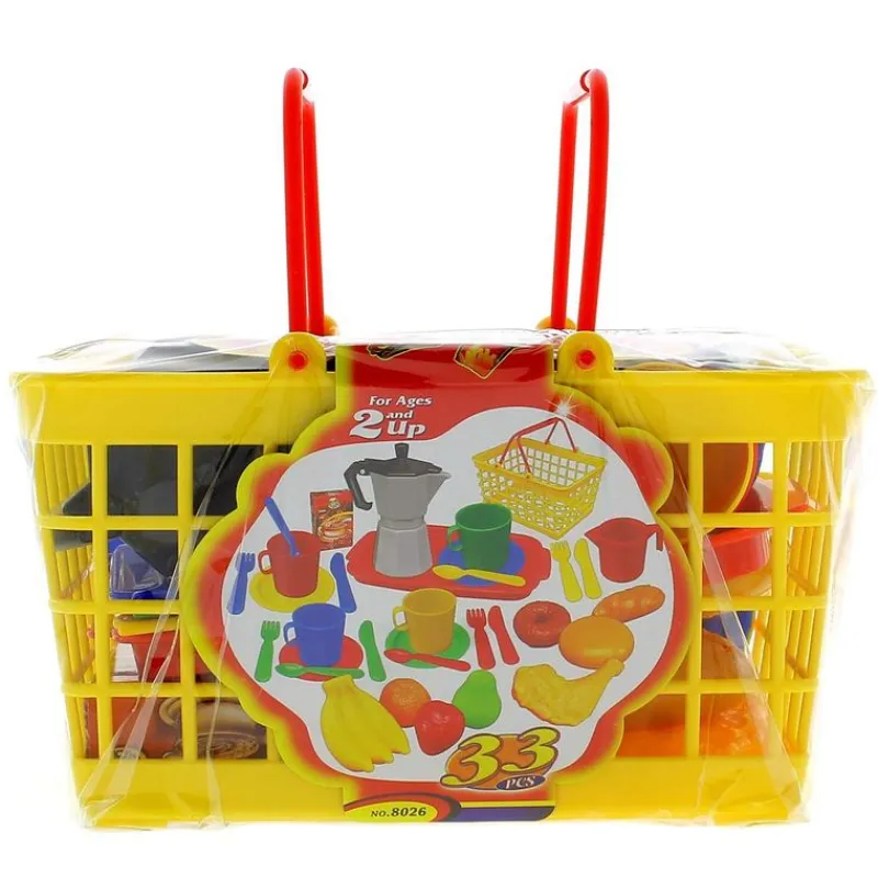 DRIM DISCOUNT Cesta con Accesorios de Cocina- Juegos Y Juguetes De Imitación