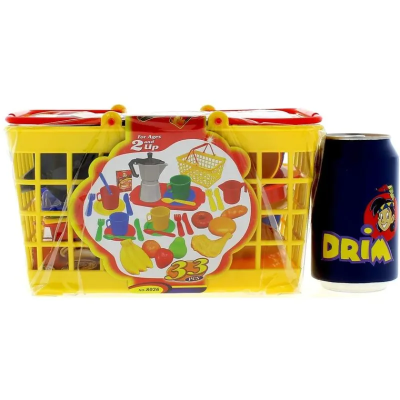 DRIM DISCOUNT Cesta con Accesorios de Cocina- Juegos Y Juguetes De Imitación