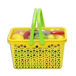 DRIM DISCOUNT Cesta con Cuchillo y Comida Cortada- Juegos Y Juguetes De Imitación