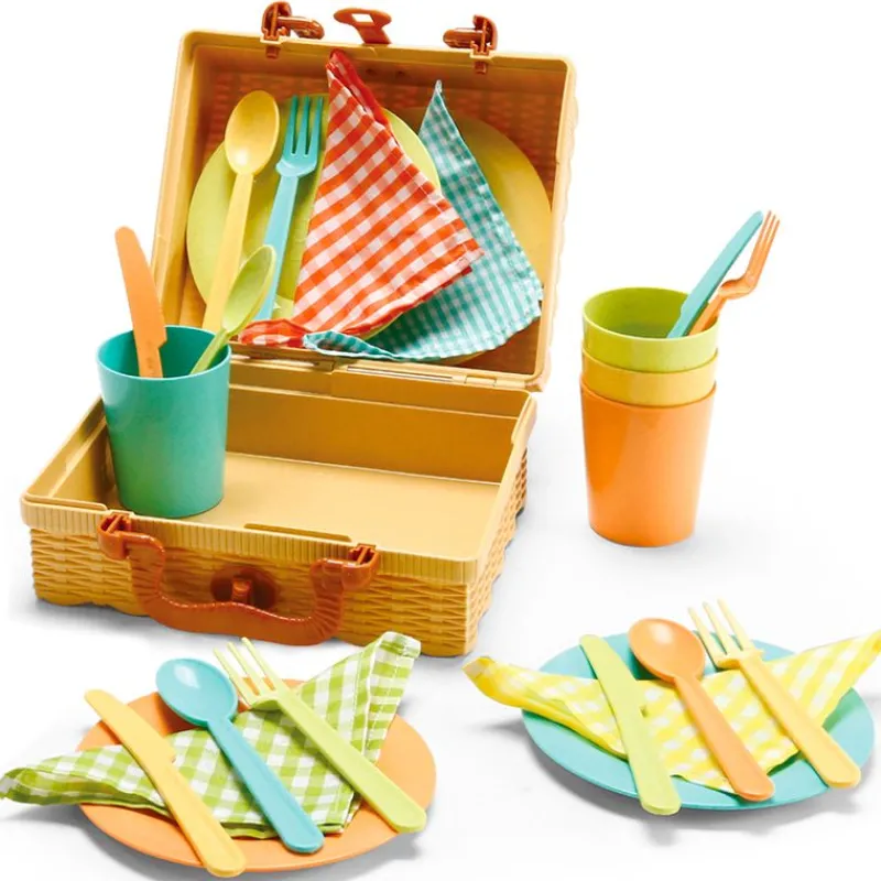 DRIM DISCOUNT Juegos Y Juguetes De Imitación|Cesta de Picnic Ecológica