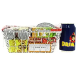 DRIM DISCOUNT Cesto de Compra Infantil con Accesorios- Juegos Y Juguetes De Imitación