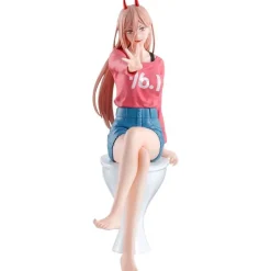BANPRESTO Figuras Anime|Halloween|Chainsaw Man Figura Power Sentada