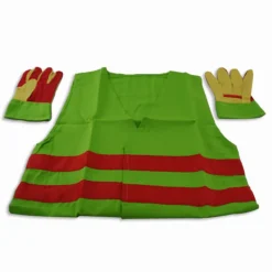 DRIM DISCOUNT Chaleco y Guantes Constructor- Disfraces Y Complementos|Disfraces Y Complementos