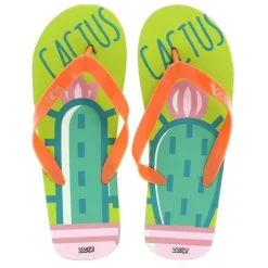 ARDITEX Chanclas de Verano Cactus Tropical- Ropa Y Complementos