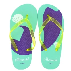 ARDITEX Chanclas Sirena Tira Amarilla- Ropa Y Complementos