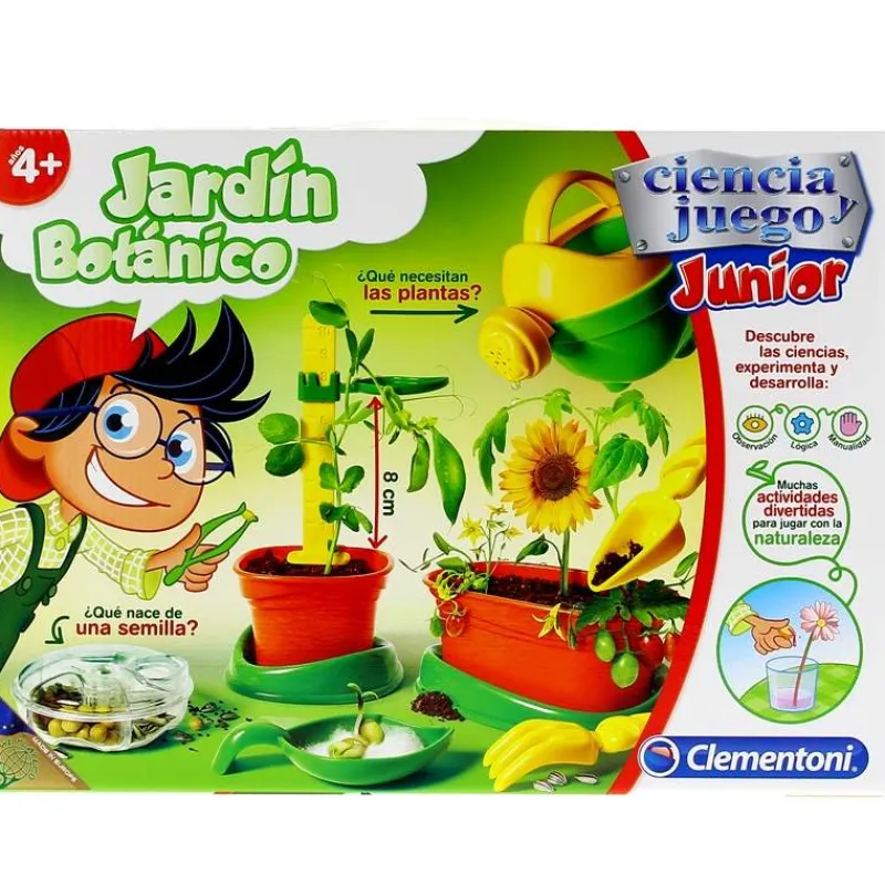 CLEMENTONI Ciencia Junior Jardín de Botánica- Juegos Y Juguetes Educativos