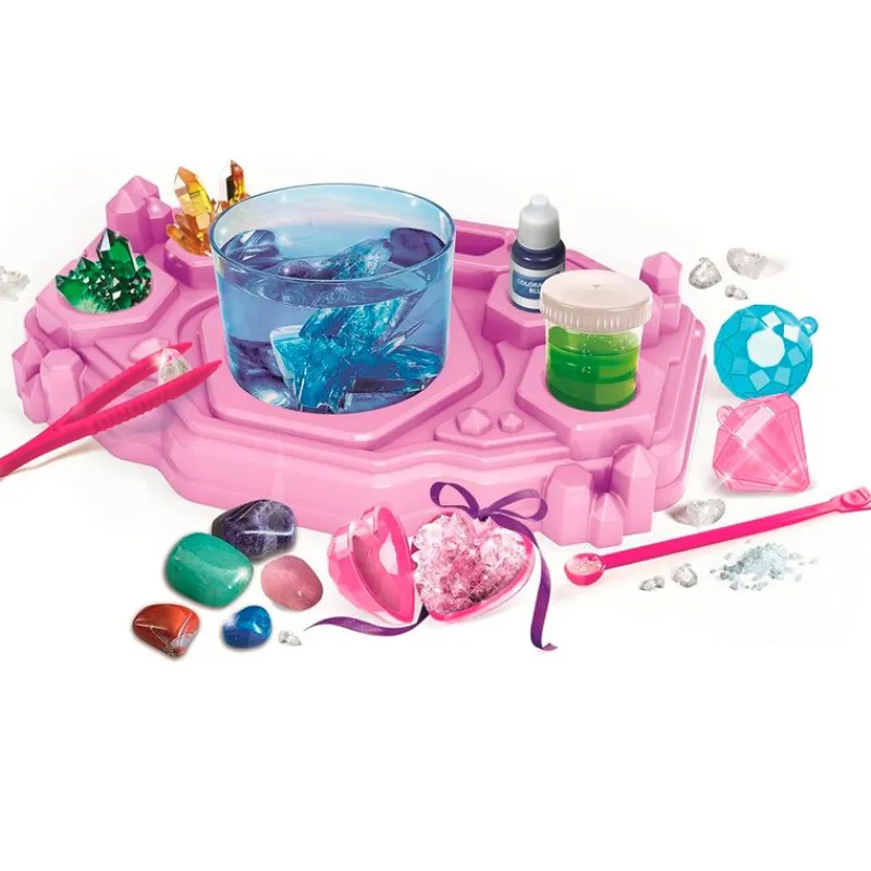 CLEMENTONI Ciencia y Juego Laboratorio de Piedras Preciosas- Juegos Y Juguetes Educativos