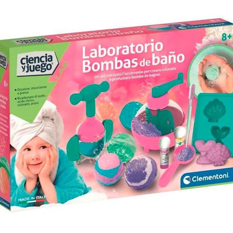CLEMENTONI Ciencia y Juego Laboratorio Bombas de Baño- Juegos Y Juguetes Educativos