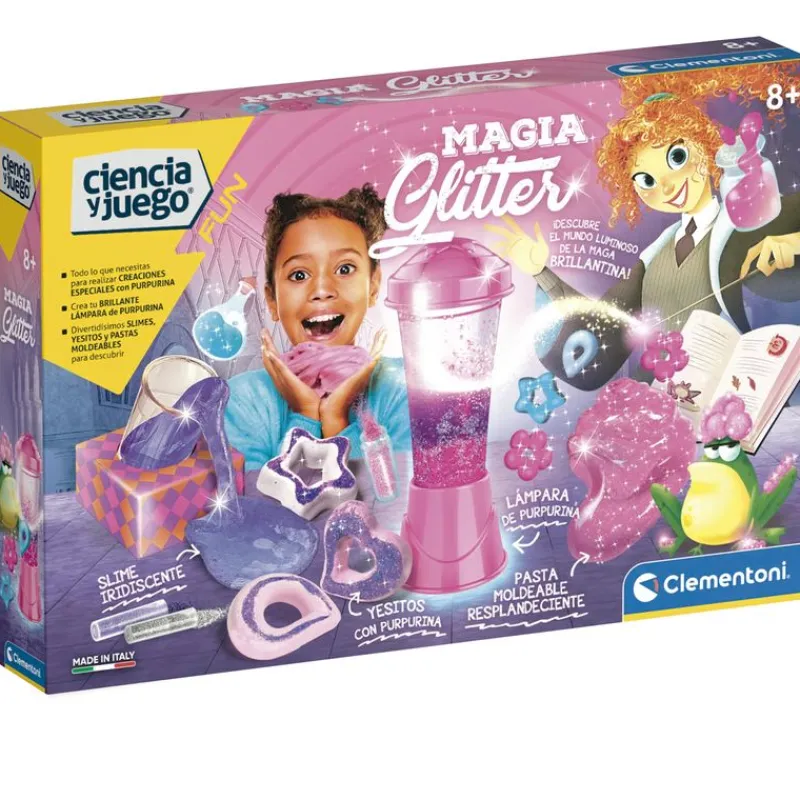 CLEMENTONI Juegos Y Juguetes Educativos|Ciencia y Juego Magia Glitter