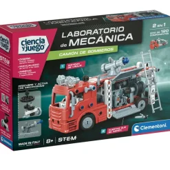 CLEMENTONI Ciencia y Juego Mechanics Camión de Bomberos- Juegos Y Juguetes Educativos