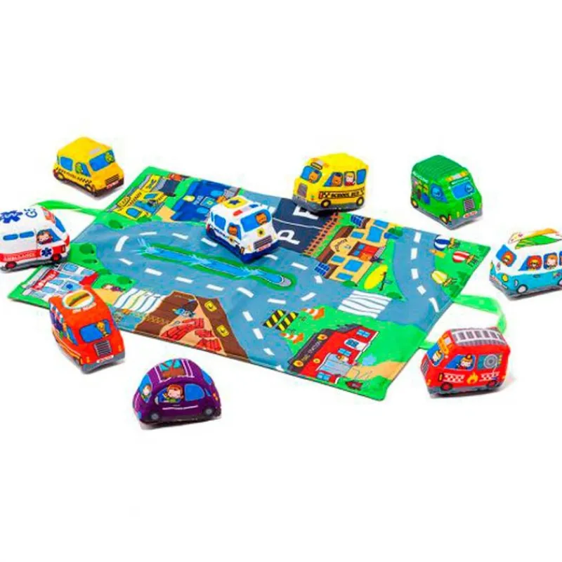 MOLTO Primera Infancia Y Preescolar|City & Fun Tapiz Juego con Coches