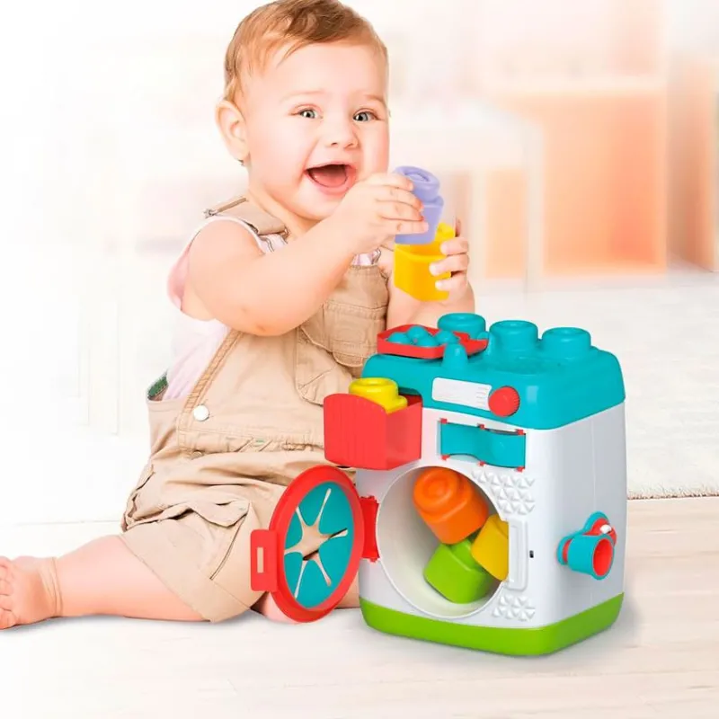 CLEMENTONI Clemmy Lavadora Sensorial- Juegos Y Juguetes De Imitación|Primera Infancia Y Preescolar