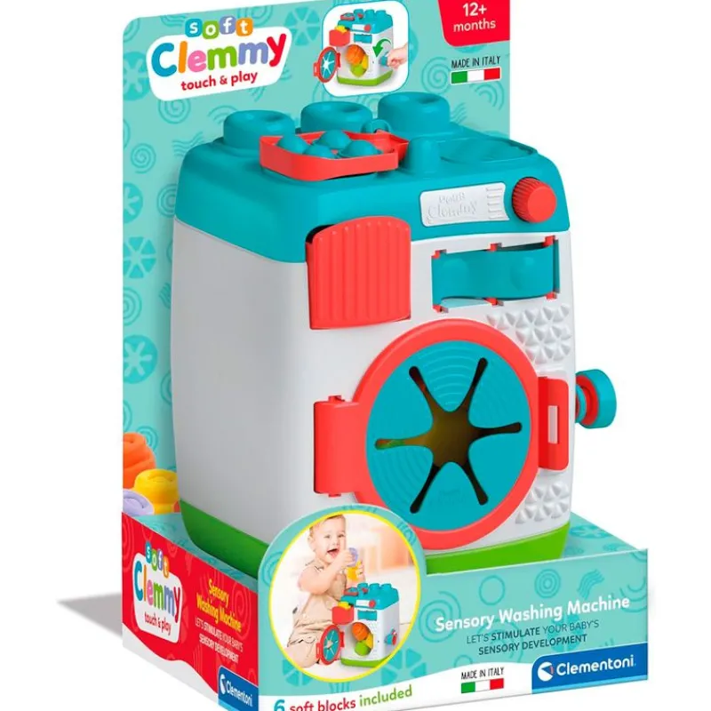 CLEMENTONI Clemmy Lavadora Sensorial- Juegos Y Juguetes De Imitación|Primera Infancia Y Preescolar