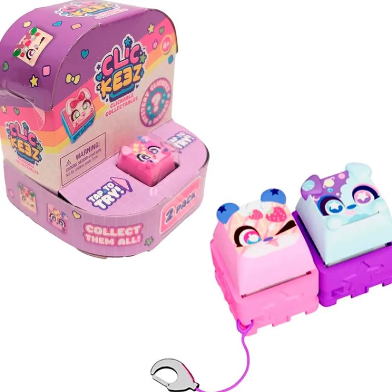 BIZAK Clickeez Twin Pack 2 Teclas Surtida- Manualidades