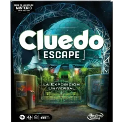 HASBRO Cluedo Escape la Exposición Universal- Amigos Y Familia|Juegos De Mesa