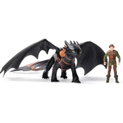 SPIN MASTER Cómo Entrenar a tu Dragón Desdentao con Hipo- Figuras Y Figuras De Acción