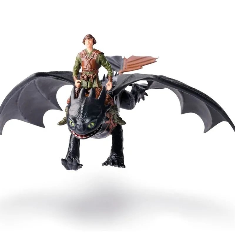 SPIN MASTER Cómo Entrenar a tu Dragón Desdentao con Hipo- Figuras Y Figuras De Acción