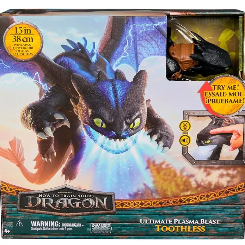 SPIN MASTER Figuras Y Figuras De Acción|Cómo Entrenar a tu Dragón Desdentao Deluxe