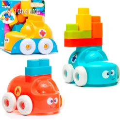 MOLTO Puzzles Y Construcciones|Vehículos, Trenes Y Parkings|Coche con Bloques Surtido