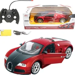 SELECCION DRIM Coche Deportivo Rojo R/C Escala 1:10- Coches Radio Control (R/C)
