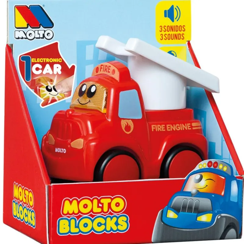 MOLTO Coche Electrónico Infantil con Sonido Surtido- Vehículos, Trenes Y Parkings