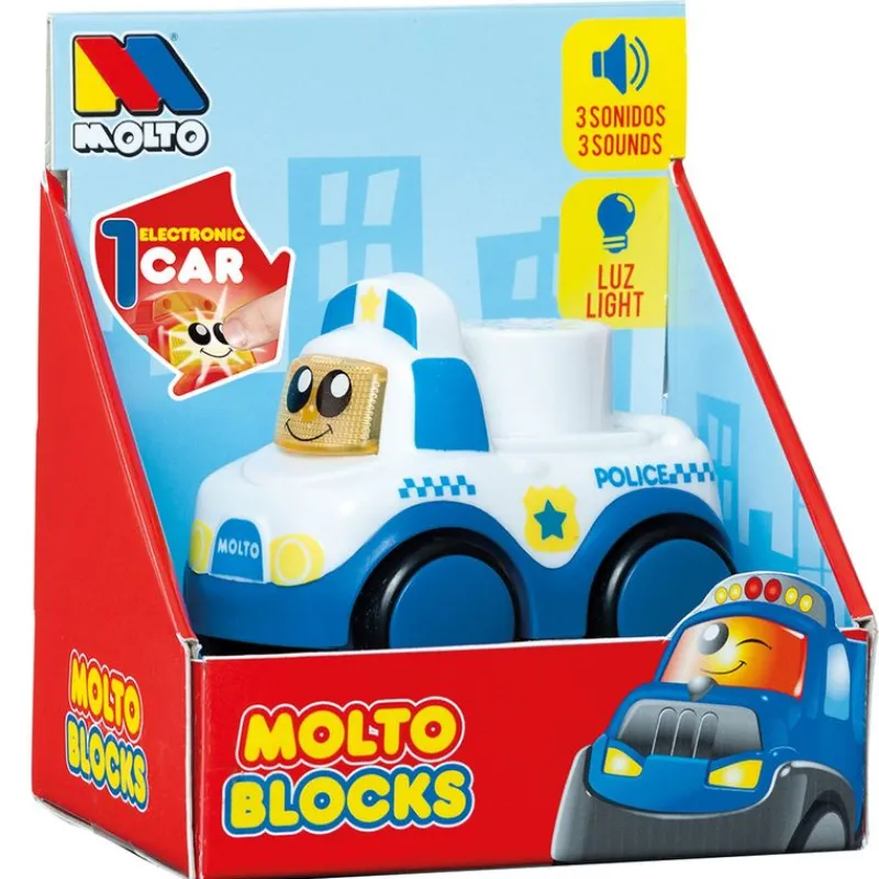 MOLTO Coche Electrónico Infantil con Sonido Surtido- Vehículos, Trenes Y Parkings