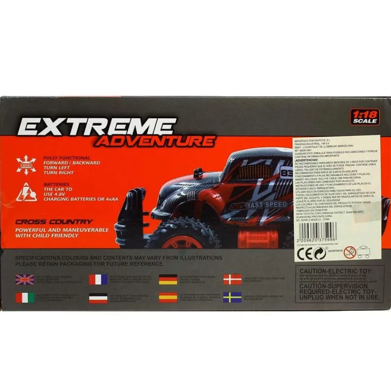 SELECCION DRIM Coche Extrem Display R/C 1:18- Coches Radio Control (R/C)