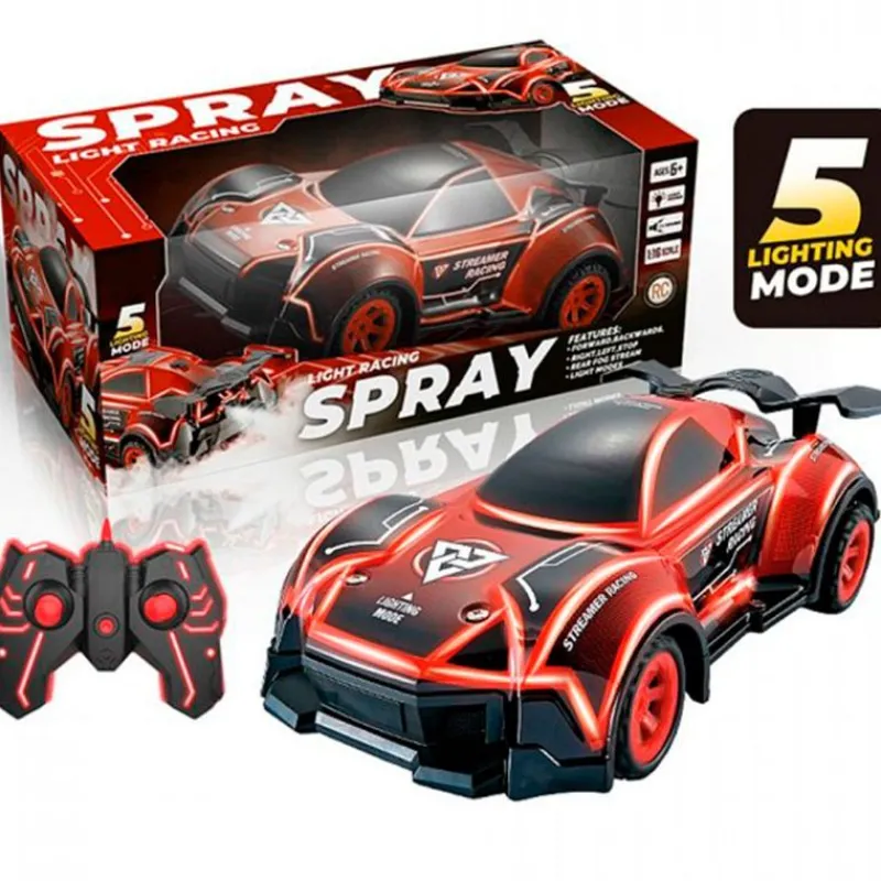 SELECCION DRIM Coche R/C con Efecto Humo Escala 1:16- Coches Radio Control (R/C)