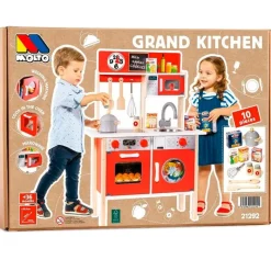MOLTO Cocina de Madera Infantil 85.5x60x30 cm- Juegos De Madera|Juegos Y Juguetes De Imitación