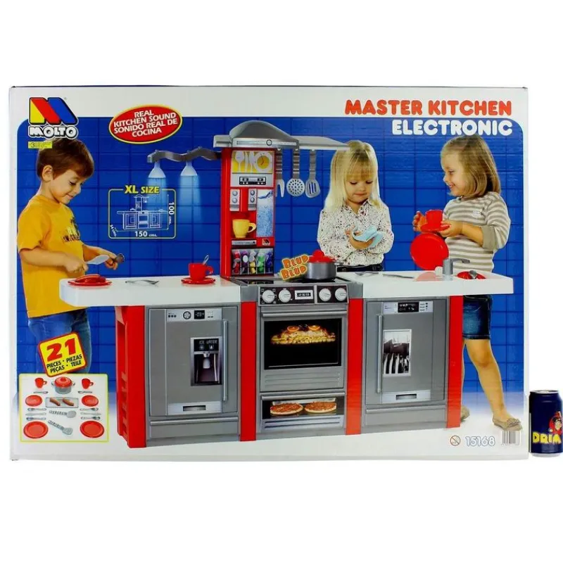 MOLTO Cocina Electrónica 3 Módulos y Luces- Juegos Y Juguetes De Imitación