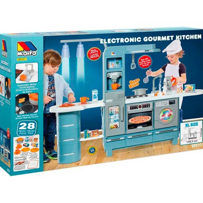 MOLTO Juegos Y Juguetes De Imitación|Cocina Electrónica Gourmet