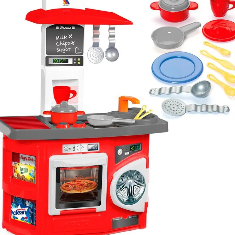 MOLTO Cocina Infantil Roja- Juegos Y Juguetes De Imitación