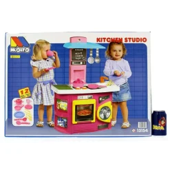 MOLTO Cocina Infantil Roja- Juegos Y Juguetes De Imitación