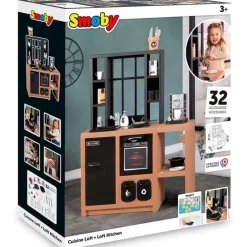 SMOBY Cocina Loft Infantil- Juegos Y Juguetes De Imitación
