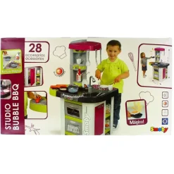 SMOBY Juegos Y Juguetes De Imitación|Cocina Studio Bubble con Barbacoa