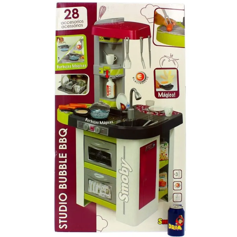 SMOBY Juegos Y Juguetes De Imitación|Cocina Studio Bubble con Barbacoa