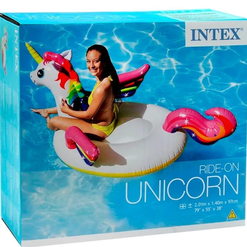INTEX Aire Libre|Colchón Unicornio Hinchable