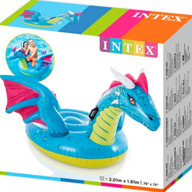 INTEX Aire Libre|Colchoneta Hinchable Dragón