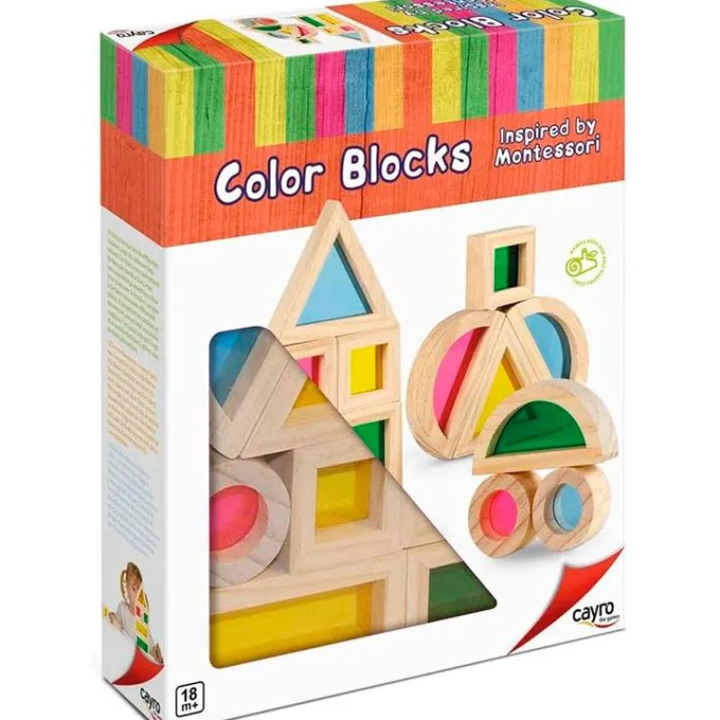 CAYRO Juegos De Mesa|Primera Infancia Y Preescolar|Color Blocks Juego