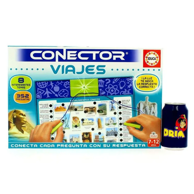 EDUCA Conector Viajes por el Mundo- Juegos Y Juguetes Educativos
