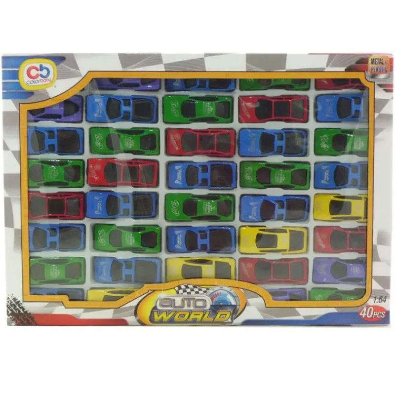 COLOR BABY Vehículos, Trenes Y Parkings|Conjunto 40 coches