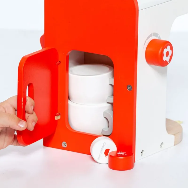MOLTO Conjunto Cafetera de Madera- Juegos De Madera|Primera Infancia Y Preescolar