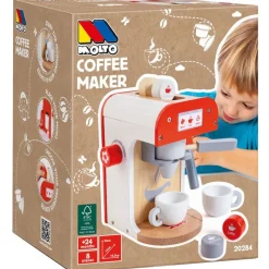 MOLTO Conjunto Cafetera de Madera- Juegos De Madera|Primera Infancia Y Preescolar