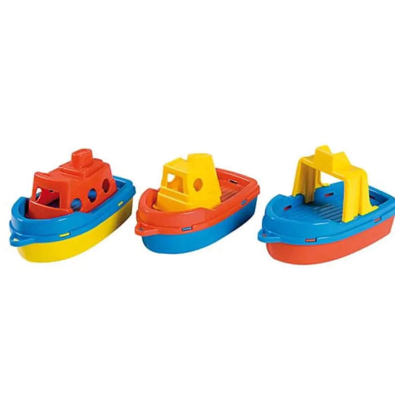 ANDRONI GIOCATTOLI Conjunto de 3 barcos de colores- Aire Libre