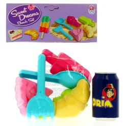 ANDRONI GIOCATTOLI Conjunto de Playa Moldes Pastelitos- Aire Libre