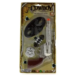 DRIM DISCOUNT Disfraces Y Complementos|Disfraces Y Complementos|Conjunto del Oeste Pistola con Antifaz