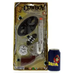 DRIM DISCOUNT Disfraces Y Complementos|Disfraces Y Complementos|Conjunto del Oeste Pistola con Antifaz