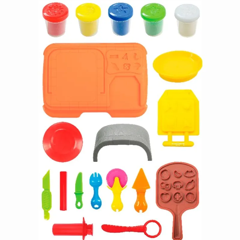 DRIM DISCOUNT Manualidades|Conjunto Plastilina Pizza Party