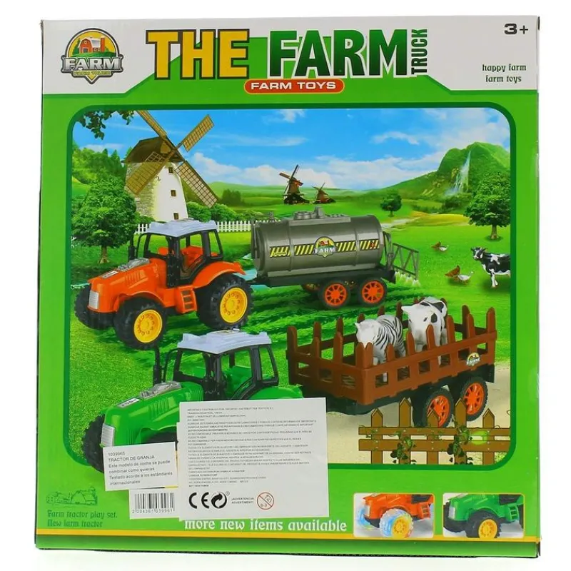 DRIM DISCOUNT Conjunto tractores- Vehículos, Trenes Y Parkings